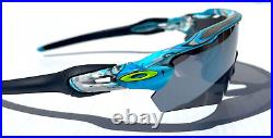 NEW Oakley RADAR EV PATH Sanctuary Swirl POLARIZED Galaxy Chrome Sunglass 9208