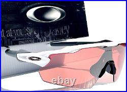 NEW Oakley RADAR EV Path White Grey PRIZM Dark Gold Rose Lens Sunglass 9211-19