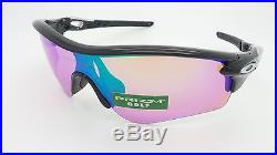 NEW Oakley Radarlock Sunglasses Polished Black / Golf Prizm Lens 009181-42