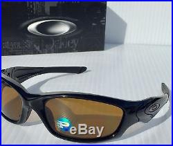 NEW Oakley STRAIGHT JACKET in Black with Bronze Golf Lens Sunglass 04-325 $200