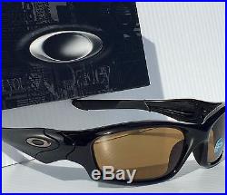 NEW Oakley STRAIGHT JACKET in Black with Bronze Golf Lens Sunglass 04-325 $200