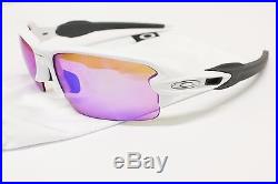 NEW Oakley Sunglasses Flak 2.0 (AF) Polished White Prizm Golf OO9271-10