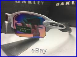 NEW Oakley Sunglasses Flak 2.0 Polished White With Prizm Golf Lens #OO9295-06