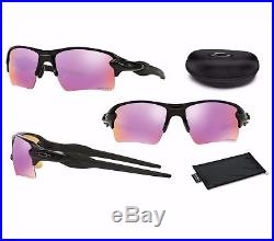 NEW Oakley Sunglasses Flak 2.0 XL PRIZM GOLF with Polished Black FREE SHIPPING