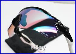 NEW Oakley Sunglasses RADAR EV Path Polished Black PRIZM GOLF withWhite Ear Socks