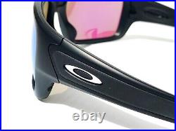 NEW Oakley TURBINE Matte Black POLARIZED Galaxy Chrome Iridium Sunglass 9263