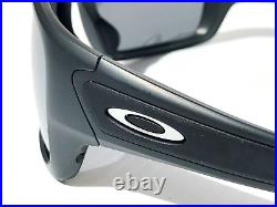 NEW Oakley TURBINE Matte Carbon Grey POLARIZED Galaxy Blue Lens Sunglass 9263