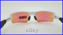 NEW Oakley sunglasses Flak 2.0 (A) Polished White Prizm Golf 9271-10 AUTHENTIC