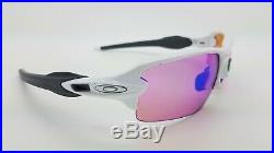 NEW Oakley sunglasses Flak 2.0 (A) Polished White Prizm Golf 9271-10 AUTHENTIC