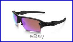 NIB Oakley Flak 2.0 XL Prizm Golf Polished Black Sunglasses OO9188-05