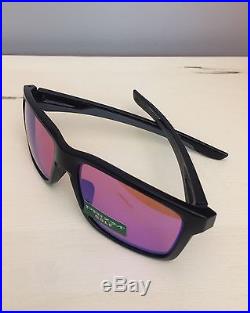 NIB Oakley Mainlink PRIZM GOLF Polarized Polished Black Sunglasses OO9264-23