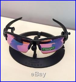 NIB Oakley Polished Black FLAK 2.0 XL PRIZM GOLF Sunglasses OO9188-05