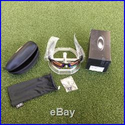 NWT Oakley Flak 2.0XL Polished Black Prizm Golf Lense Sunglasses 009188-05