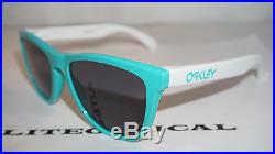 New Authentic Oakley Heritage Collec Sunglasses Frogskins Seafoam/Gray 24-417