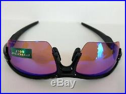 New OAKLEY FLAK 2.0 PRIZM GOLF Sunglasses OO9271-09 POLISHED BLACK Asia Fit