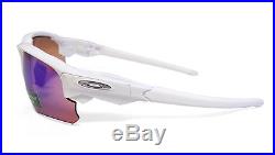 New OAKLEY Flak Draft Asia Fit Polished Wht / Prizm Golf Sunglasses OO9373-0670