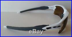 New OAKLEY Men's FLAK 2.0 PRIZM GOLF Sunglasses Polished White 009295-06