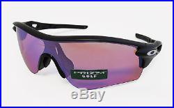 New OAKLEY Radarlock Path Asia Fit Matte Black / Prizm Golf Sunglasses OO9206-36