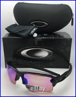 New OAKLEY Sunglasses FLAK 2.0 XL OO9188-05 Pol Black Frame with PRIZM Golf Mirror