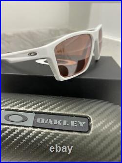 New OAKLEY TARGETLINE Prizm Sunglasses Red Mirror White Reg$156 Prizm Golf