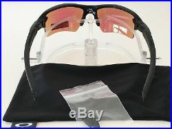 New OAKLEYFLAK 2.0 XL PRIZM GOLF Sunglasses OO9188-05 POLISH BLACK USA MADE