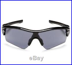 New Oakley 09-670 Men's Radar Path Golf Sunglasses Jet Black/grey