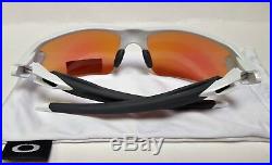 New Oakley FLAK 2.0 Prizm Golf Lenses Sunglasses, Polished White 009295-06