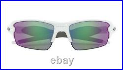 New Oakley Flak 2.0 Polished White PRIZM Golf Sunglasses OO9295-06 59-12