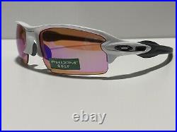 New! Oakley Flak 2.0 Polished White Prizm Golf OO9295-06 Sunglasses