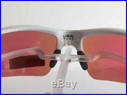New! Oakley Flak 2.0 Sunglasses Polished White Prizm Golf Lenses oo9295-06