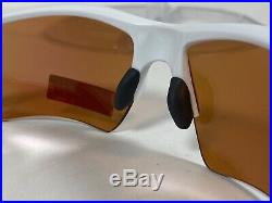 New! Oakley Flak 2.0 Sunglasses Polished White Prizm Golf OO9295-06