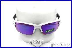 New Oakley Flak 2.0 XL Polished White PRIZM Golf Men Sunglasses OO9295 06 $173