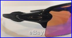 New Oakley Flak 2.0 XL Sunglasses OO9188-05 Polished Black Prizm Golf Lenses