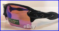 New Oakley Flak 2.0 XL Sunglasses OO9188-05 Polished Black Prizm Golf Lenses