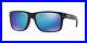 New-Oakley-Golf-Mens-Holbrook-Polarized-Sunglasses-Matte-Black-Prizm-Sapphire-01-hy
