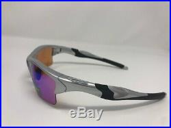 New Oakley Half-Jacket 2.0 XL OO9154-60 Sunglasses Men's Silver/Prizm Golf
