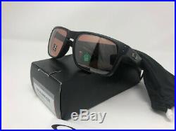 New Oakley Holbrook OO9102-K055 Matte Black Prizm Dark Golf Lenses
