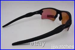 New Oakley Men Flak 2.0 XL PRIZM Golf Polished Black Sunglasses OO9188 05 $173
