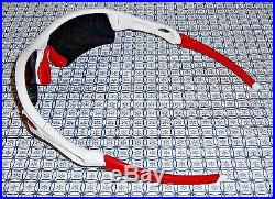 New Oakley Men's Radar Path Golf Sunglasses Polished White/Red Iridium