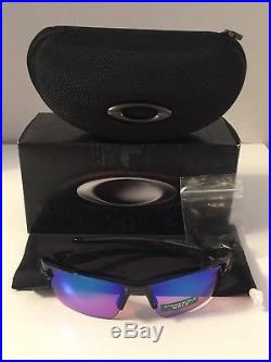 New! Oakley Polished Black Flak 2.0 XL PRIZM GOLF Sunglasses OO9188-05 NIB