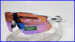 New Oakley RADAR EV PITCH PRIZM GOLF Sunglasses Polished White 009211-05