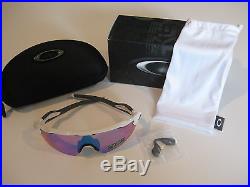 New Oakley Radar EV Pitch Sunglasses Polished White Golf Prizm OO9211-05