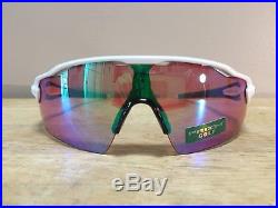 New! Oakley Radar EV Pitch Sunglasses Polished White Prizm Golf Lens OO9211-05