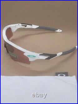 New Oakley Radarlock Matte White Camo With Prizm Dark Golf Lens
