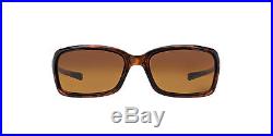 New Oakley Women Sunglasses OO9233-06 DISPUTE Tortoise/Brown Gradient Polarized