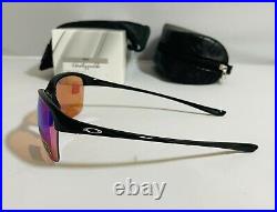 New Oakley Womens Unstoppable Sunglasses Polished Black Frame With Prizm Golf Lens