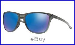New Women's Oakley Reverie Sunglasses Gray/sapphire Polarized Lenses Oo9362-0655