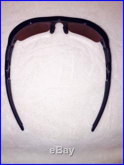 New mens Oakley sunglasses FLAK JACKET polished black withvr28 black irid 009112