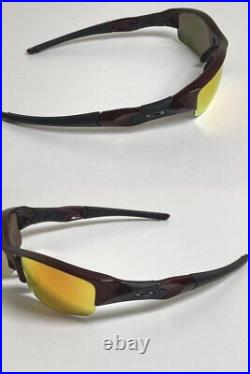 OAKLEY #370 Sports Sunglasses FLAK Case USA Polarized Lens Golf Fishing