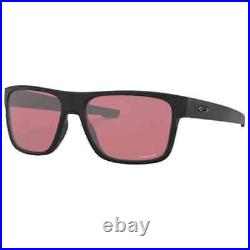 OAKLEY CROSSRANGE Sunglasses OO9361-3057 Matte Black W PRIZM Ruby Dark Golf Lens